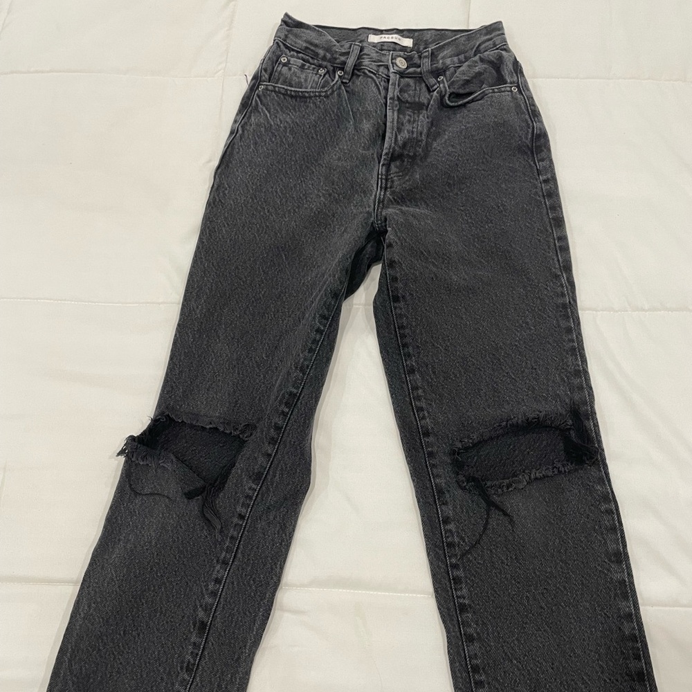 pacsun black dad jeans size 23